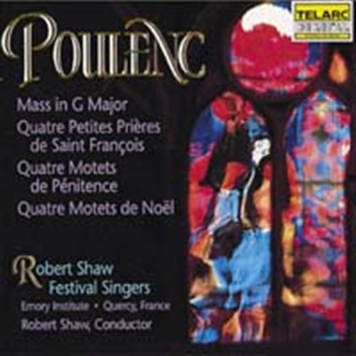 Poulenc-mass in G Major / Festival Singers Shaw - F. Poulenc - Musik - TELARC - 0089408023620 - 30. juni 1990