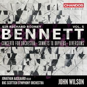 Cover for Bbc Scottish Symphony Orchestra &amp; John Wilson · Richard Rodney Bennett: Concerto For Orchestra (CD) (2025)