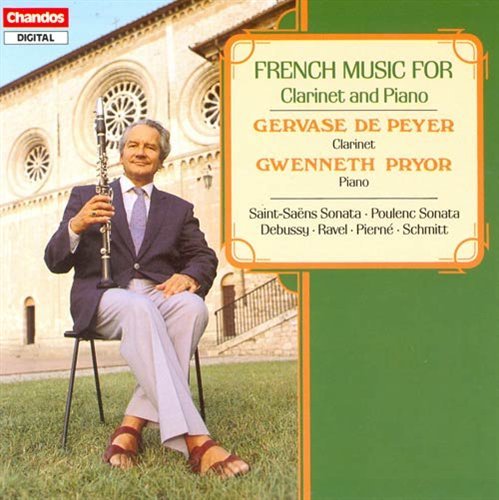 Cover for Saint-saens / Poulenc / De Peyer / Pryor · French Music for Clarinet &amp; Piano (CD) (1992)