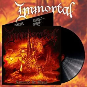 Cover for Immortal · Damned in Black (Alt. Art - Black Vinyl LP) (LP) (2021)