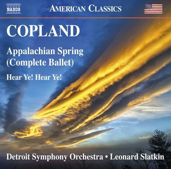 Cover for Detroit Soslatkin · Coplandappalachian Spring (CD) (2016)