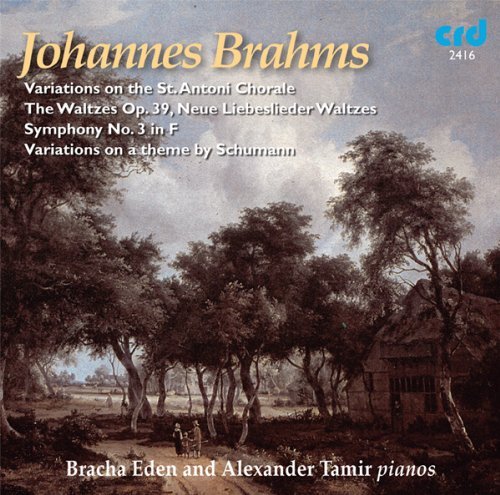 Cover for Brahms / Eden / Tamir · Piano Duets (CD) (2011)
