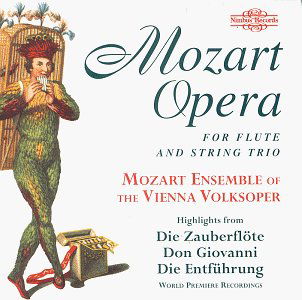 Cover for Mozart Ensemble / Vienna Volksoper · Mozart Opera: for Flute &amp; String (CD) (1999)