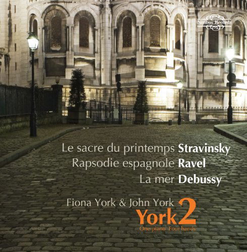 Cover for York2 / Stravinsky / Ravel / Debussy · One Piano Four Hands (CD) (2011)