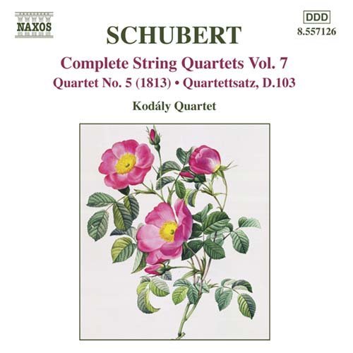 Schubertcomplete String Quartets 7 - Kodaly Quartet - Music - NAXOS - 0747313212620 - January 29, 2007