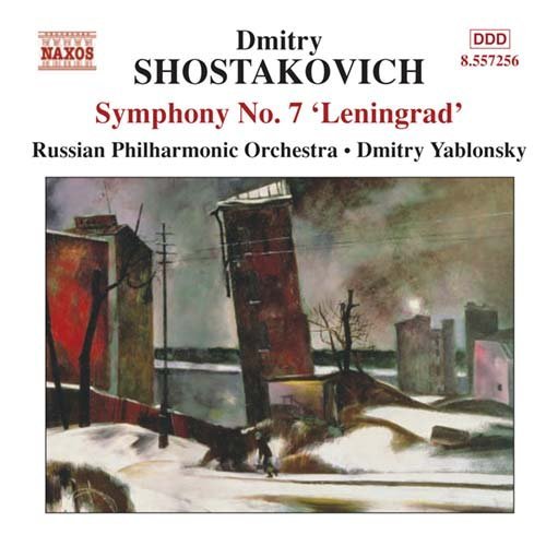 Symphony 7: Leningrad Op 60 - Shostakovich / Yablonsky / Russian Po - Musikk - NAXOS - 0747313225620 - 20. april 2004