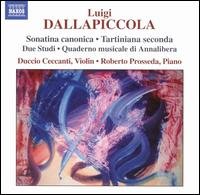 Cover for Dallapiccola · Complete Violin Works (CD) (2005)