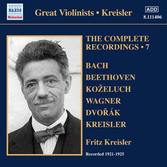 KREISLER: Compl.Recordings 7 - Kreisler,Fritz/+ - Muziek - Naxos Historical - 0747313340620 - 14 juli 2017