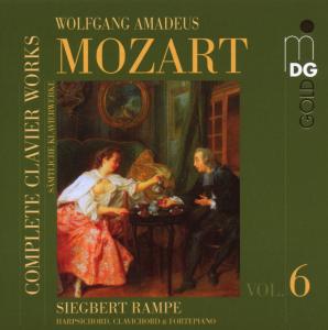 Complete Keyboard Works 6 - Mozart / Rampe - Musik - MDG - 0760623130620 - 28. August 2007