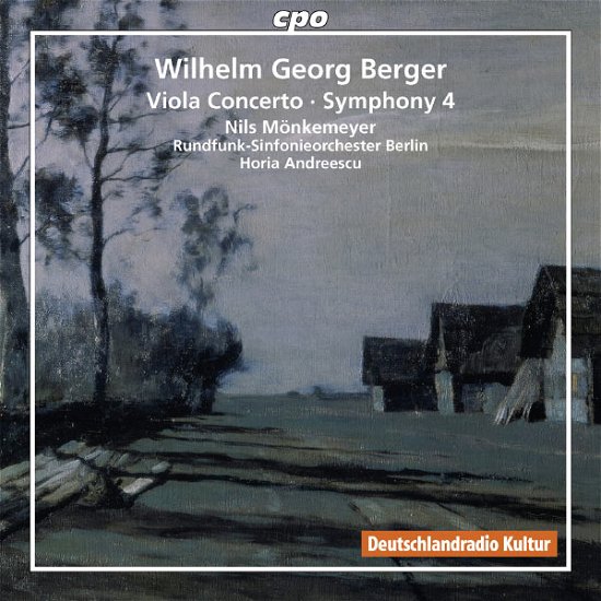 Viola Concerto & Symphony No. 4 - Berger / Moenkemeyer / Rundfunk-sinfonieorchester - Musik - CPO - 0761203775620 - 28. maj 2013