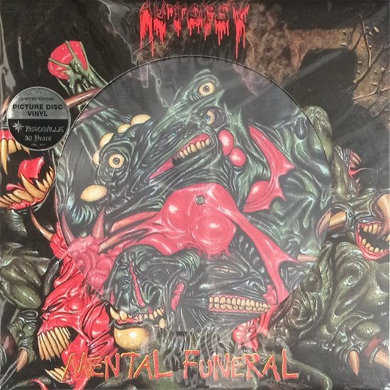 Cover for Autopsy  · Mental Funeral (LP) [Picture Disc edition]