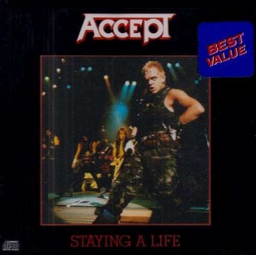 Cover for Accept · Staying a Life (CD) (1990)