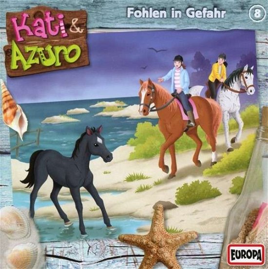 Cover for Kati &amp; Azuro · Kati &amp; Azuro.08 Fohlen in Gefahr,CD (Bog) (2014)