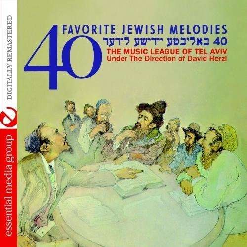 Cover for Music League of Tel Aviv · 40 Favorite Jewish Melodies-Music League Of Tel Av (CD) (2012)