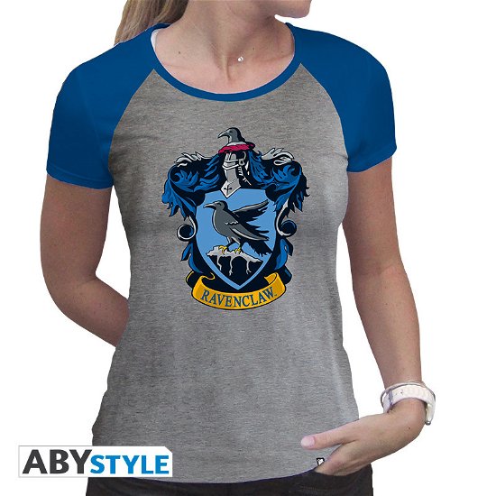 HARRY POTTER - Tshirt Ravenclaw woman SS grey & - T-Shirt Frauen - Merchandise - ABYstyle - 3665361008620 - February 7, 2019