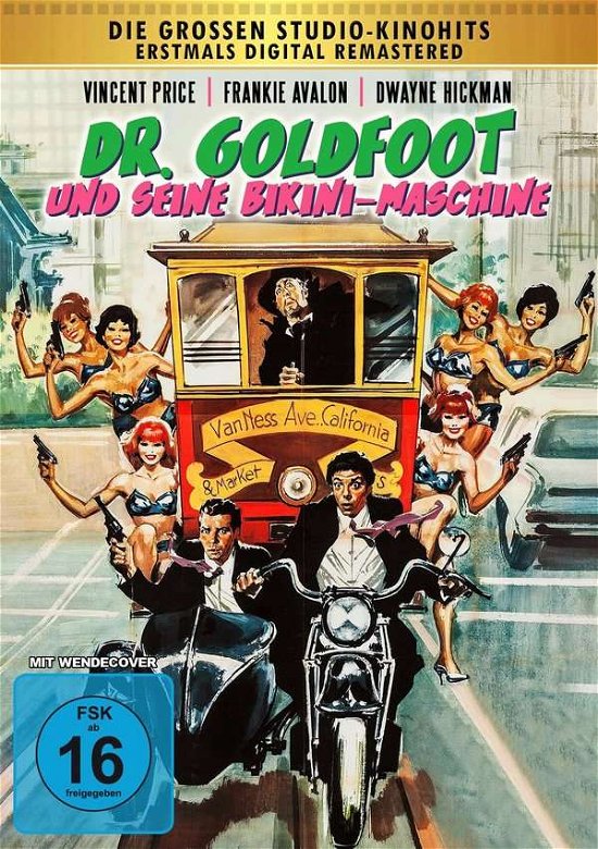 Cover for Price,vincent / Avalon,frankie / Hart,susan · Dr.goldfoot Und Seine Bikini-maschine-kinofassu (DVD) (2020)