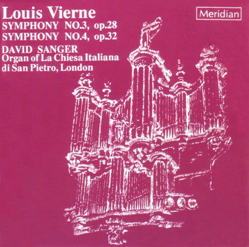 Cover for Sanger · Organ Symphonies No3 Meridian Klassisk (CD) (2000)