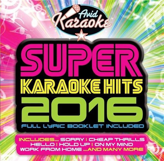 Cover for Various Artists · Super Karaoke Hits 2016 (CD) (2016)