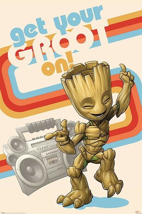 GUARDIANS OF THE GALAXY - Poster 61X91 - Get Your - Poster - Maxi - Merchandise - Pyramid Posters - 5050574345620 - October 1, 2019