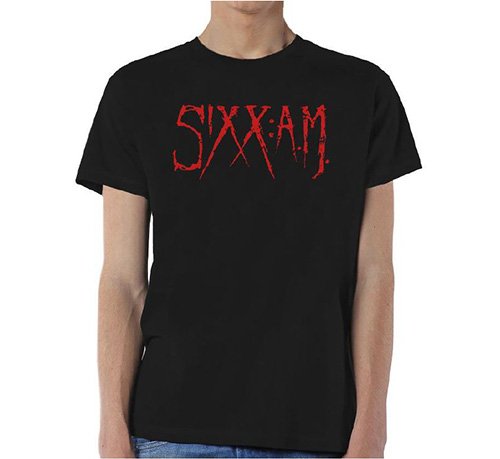 Sixx:A.M. Unisex T-Shirt: Logo - Sixx:A.M. - Koopwaar - Global - Apparel - 5055979996620 - 