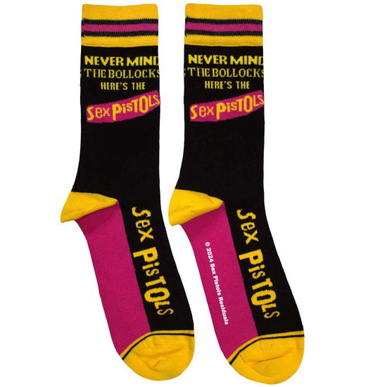 Cover for Sex Pistols - The · The Sex Pistols Unisex Ankle Socks: Never Mind The Bollocks Stripes (Black) (UK Size 7 - 11) (CLOTHES) [size M] (2024)