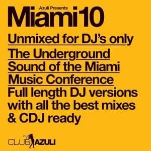 Cover for Azuli Presents · Miami 10 Unmixed For Dj's Only - (CD) [Unmixed edition] (2010)