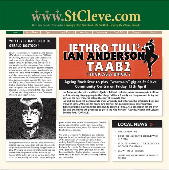 Ian Anderson · Thick As a Brick 2 (CD) [Standard edition] (2012)
