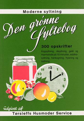 Cover for Den grønne syltebog (Hæftet bog) [1. udgave] (1998)