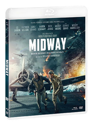 Cover for Aaron Eckhart,woody Harrelson,dennis Quaid,ed Skrein · Midway (Blu-ray+dvd) (Blu-Ray) (2020)