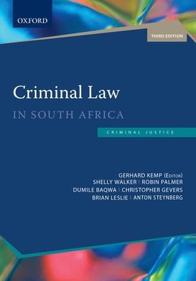 Cover for Shelley Walker · Criminal Law in South Africa (Paperback Book) [3 Revised edition] (2020)