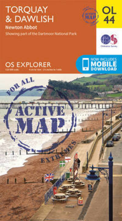 Cover for Ordnance Survey · Torquay &amp; Dawlish, Newton Abbot - OS Explorer Map Active (Map) [May 2015 edition] (2015)