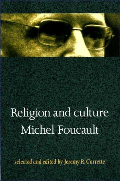 Cover for Michel Foucault · Religion and Culture (Paperback Bog) (1999)