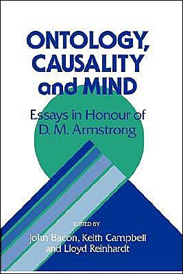 Cover for D M Armstrong · Ontology, Causality, and Mind (Hardcover Book) (1993)