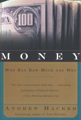 Money: Who Has How Much and Why - Andrew Hacker - Books - Scribner - 9780684846620 - April 1, 1998