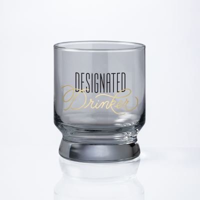 Designated Drinker Lowball Glass - Brass Monkey - Merchandise - Galison - 9780735368620 - 22. juli 2021