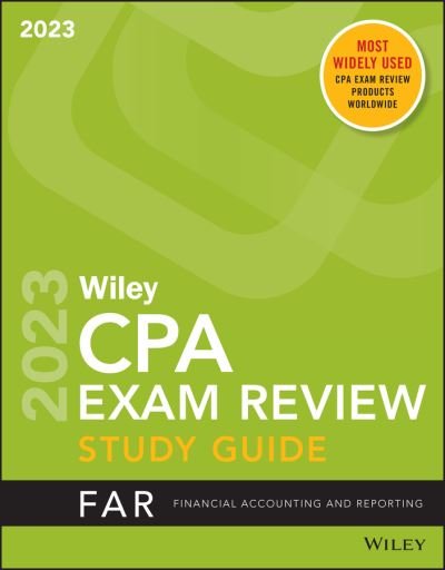 Cover for Wiley · Wiley's CPA 2023 Study Guide: Financial Accounting and Reporting (Taschenbuch) (2023)