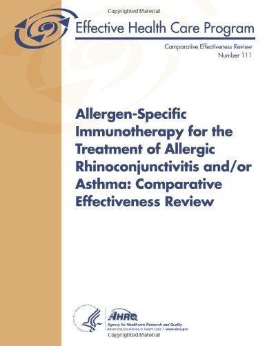 Cover for Agency for Healthcare Research and Quality · Allergen-specific Immunotherapy for the Treatment of Allergic Rhinoconjunctivitis And/or Asthma:  Comparative Effectiveness Review: Comparative ... 111 (Comparative Effectiveness Reviews) (Pocketbok) (2013)