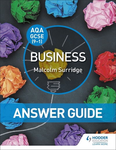 Cover for Malcolm Surridge · AQA GCSE (9-1) Business Answer Guide (Paperback Book) (2017)