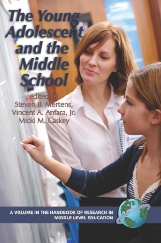 Cover for B Mertens · The Young Adolescent and the Middle School (Handbook of Research in Middle Level Education) (Paperback Book) (2007)
