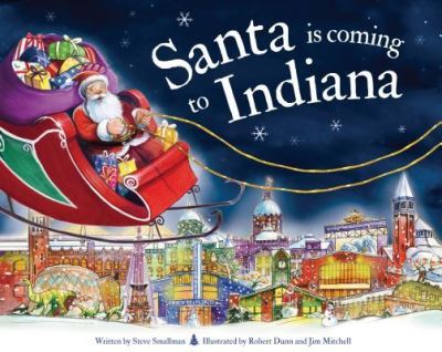 Cover for Steve Smallman · Santa is Coming to Indiana (Hardcover Book) (2019)