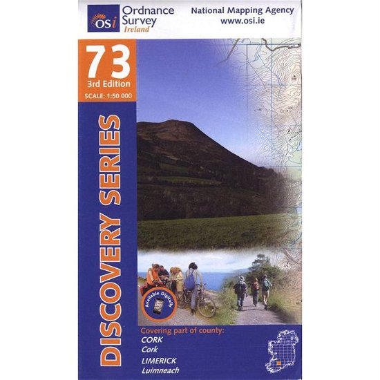 Cover for Ordnance Survey Ireland · Discovery Map 73 Cork Limerick (Map) [3 Revised edition] (2012)