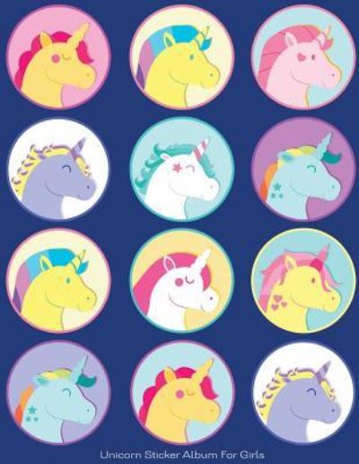 Cover for Fat Dog Journals · Unicorn Sticker Album For Girls (Taschenbuch) (2017)