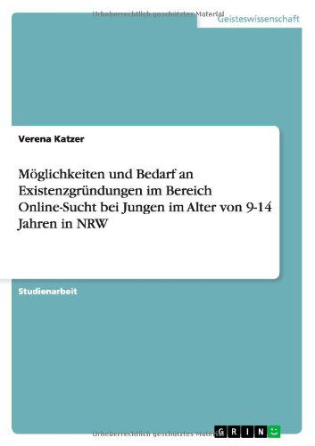 Cover for Katzer · Möglichkeiten und Bedarf an Exis (Book) [German edition] (2013)