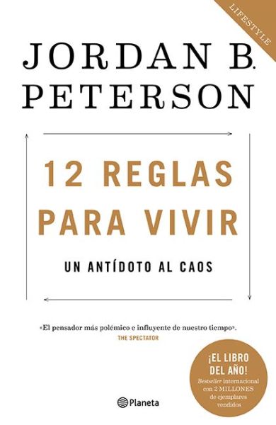 Cover for Jordan Peterson · 12 reglas para vivir (Paperback Book) (2019)