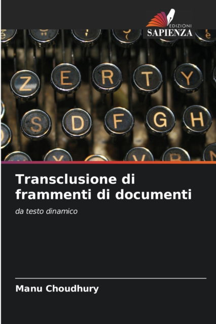 Cover for Manu Choudhury · Transclusione di frammenti di documenti (Paperback Book) (2021)