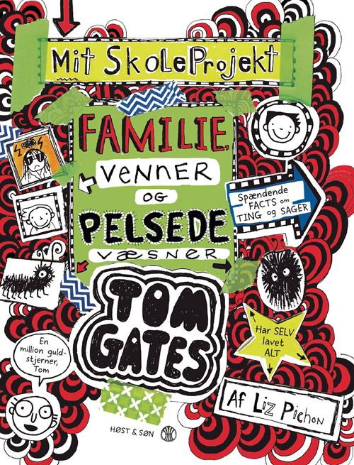 Cover for Liz Pichon · Tom Gates: Tom Gates 12 - Familie, venner og pelsede væsner (Sewn Spine Book) [1e uitgave] (2021)