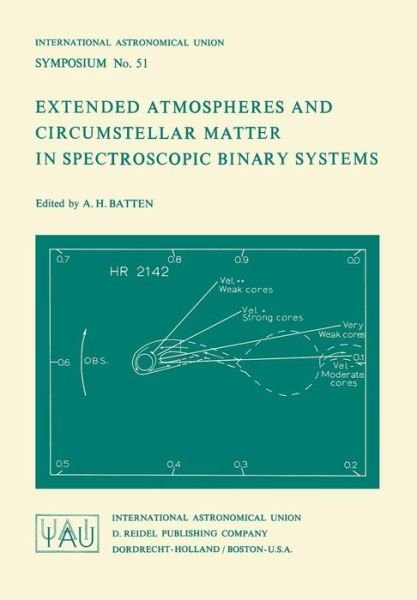 Cover for International Astronomical Union · Extended Atmospheres and Circumstellar Matter in Spectroscopic Binary Systems - International Astronomical Union Symposia (Paperback Book) [Softcover reprint of the original 1st ed. 1973 edition] (1973)
