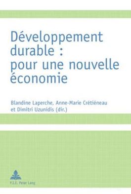 Cover for Developpement Durable: Pour Une Nouvelle Economie (Taschenbuch) (2018)