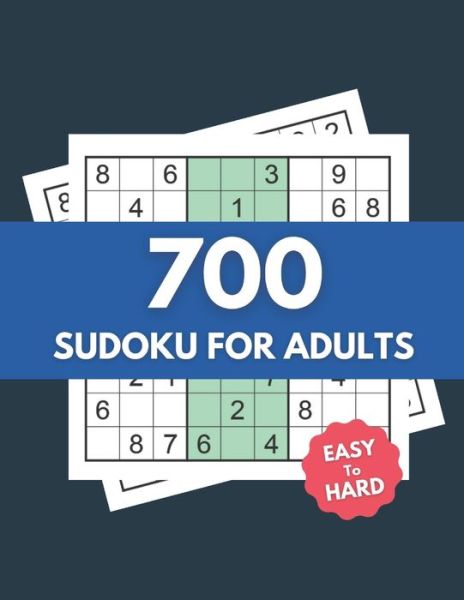 Cover for Pronob Kumar Singha · Sudoku For Adults Easy To Hard (Paperback Bog) (2021)