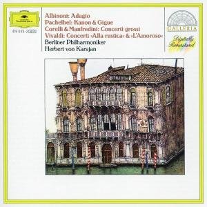 Cover for Herbert Von Karajan / Berliner Philharmoniker · Berliner Philarmoniker: Albinoni, Pachelbel, Corelli, Vivaldi (CD) (1990)